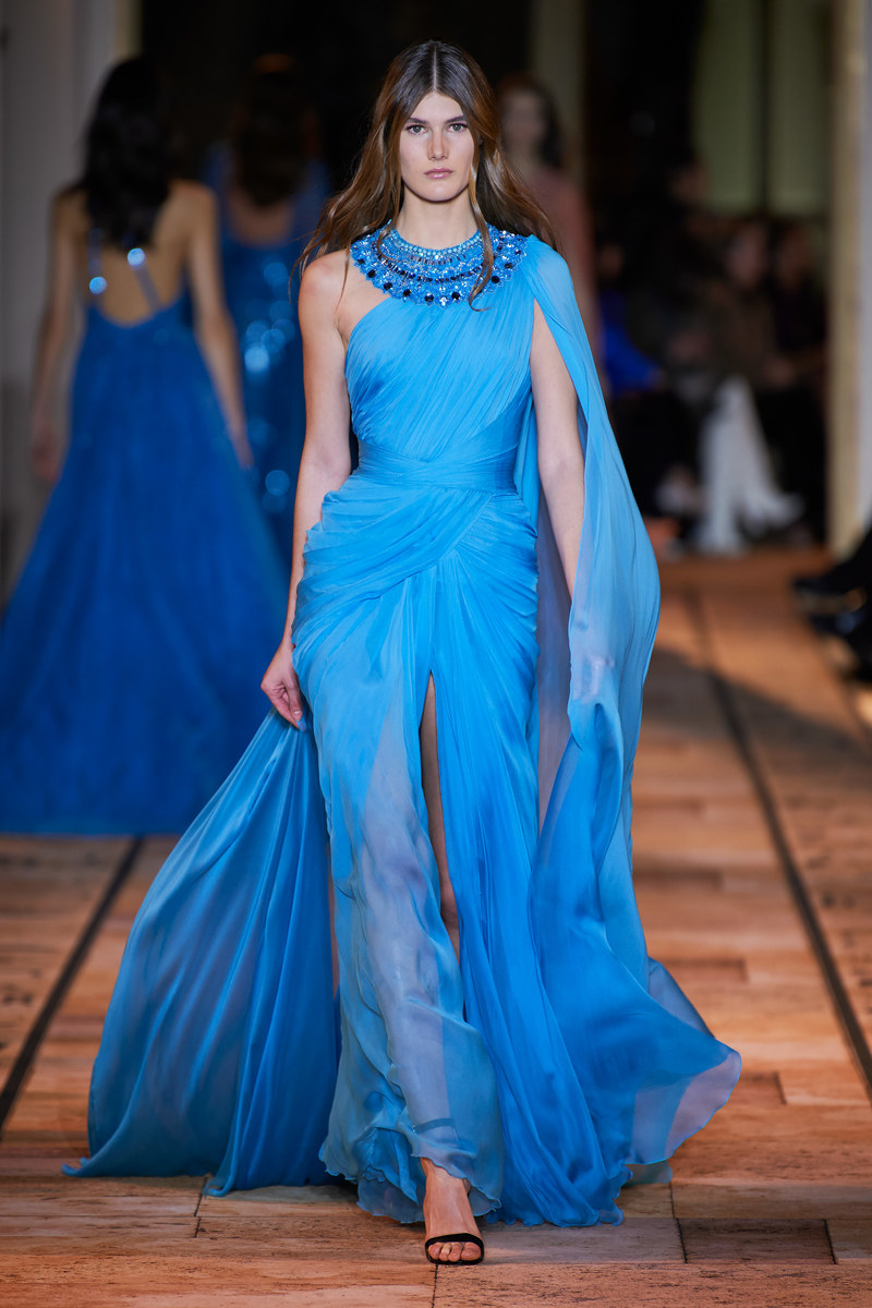 zuhair murad blue dress